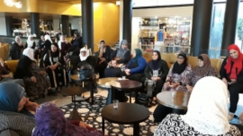 אפריל 2018 - חברי מועדוני עמותת מרחבים בכפרים הבדואים יצאו לנופש בטבריה.أعضاء نوادي جمعيه مرحافيم في