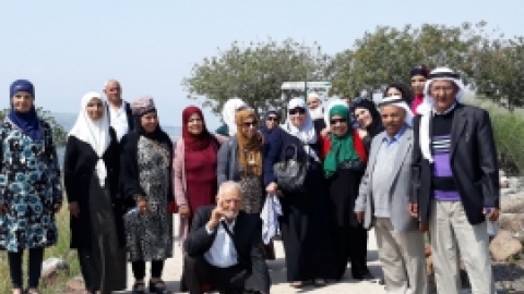 אפריל 2018 - חברי מועדוני עמותת מרחבים בכפרים הבדואים יצאו לנופש בטבריה.أعضاء نوادي جمعيه مرحافيم في