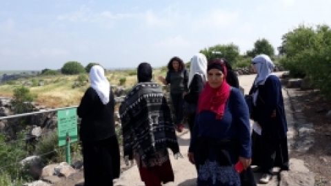 אפריל 2018 - חברי מועדוני עמותת מרחבים בכפרים הבדואים יצאו לנופש בטבריה.أعضاء نوادي جمعيه مرحافيم في