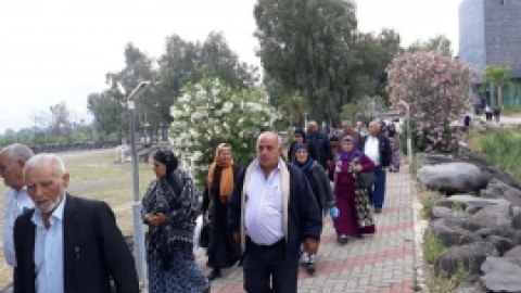 אפריל 2018 - חברי מועדוני עמותת מרחבים בכפרים הבדואים יצאו לנופש בטבריה.أعضاء نوادي جمعيه مرحافيم في