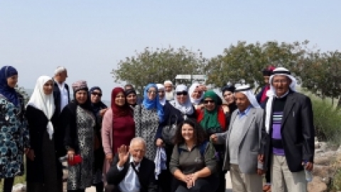 אפריל 2018 - חברי מועדוני עמותת מרחבים בכפרים הבדואים יצאו לנופש בטבריה.أعضاء نوادي جمعيه مرحافيم في