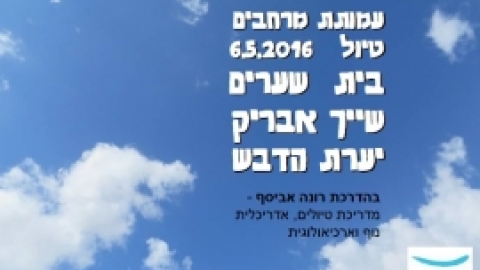 מאי 2016- אלבום תמונות מטיול לבית שערים בהדרכת רונה אביסף, מדריכת טיולים, אדריכלית נוף וארכיאולוגית,